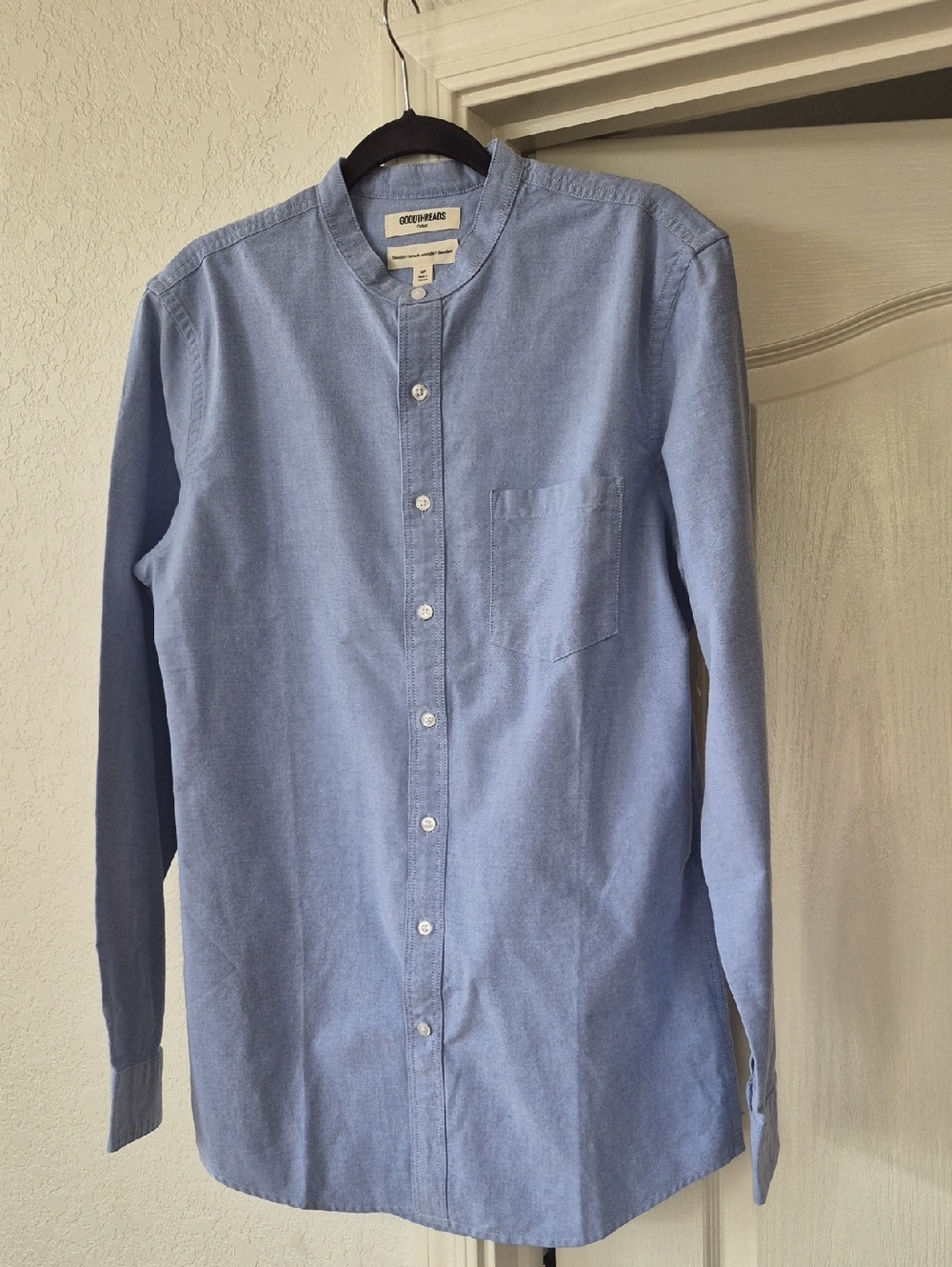 Goodthreads Oxford, 100% Cotton Button Up Shirt Sz Medium Tall